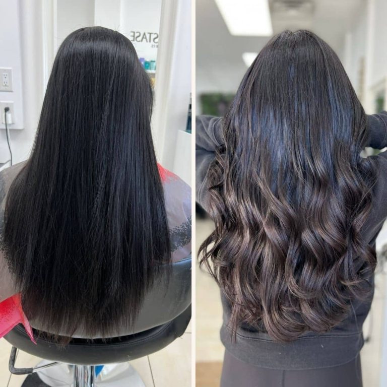 hair extensions black hairstyle before after